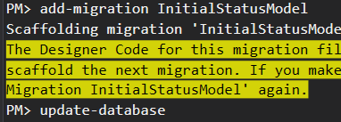 Add migration and update database